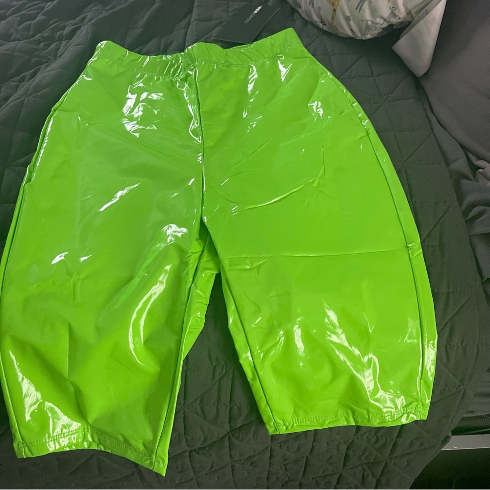 Neon biker shorts xs